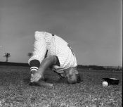 George Susce limbering up -- in 1961 or '62